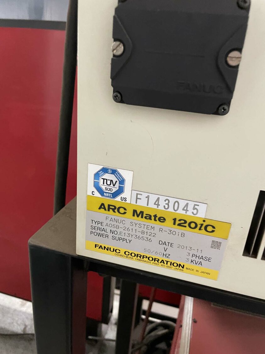 Fanuc ArcMate 120iC/10L R-30iB Welding Cell with Headstock Tailstock Postioner(s)
