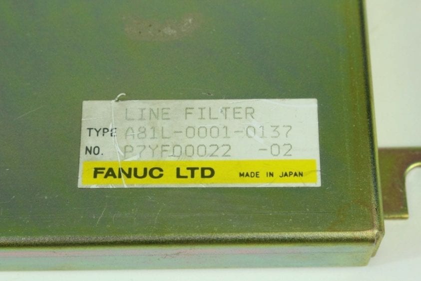 FANUC, LINE FILTER, A81L-0001-0137, RJ2